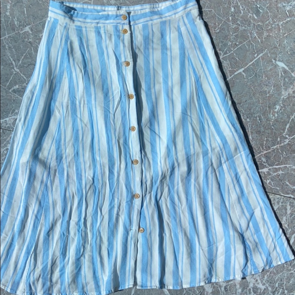 Cotton On Blue and White Striped Shirt NWOT